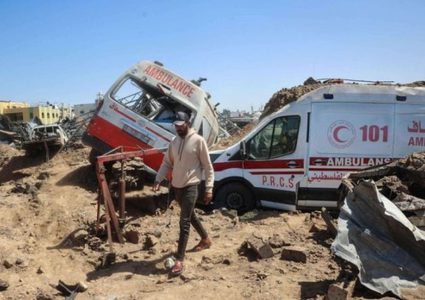 الصليب الأحمر: تضرر المنشآت الطبية بغزة غير مقبول