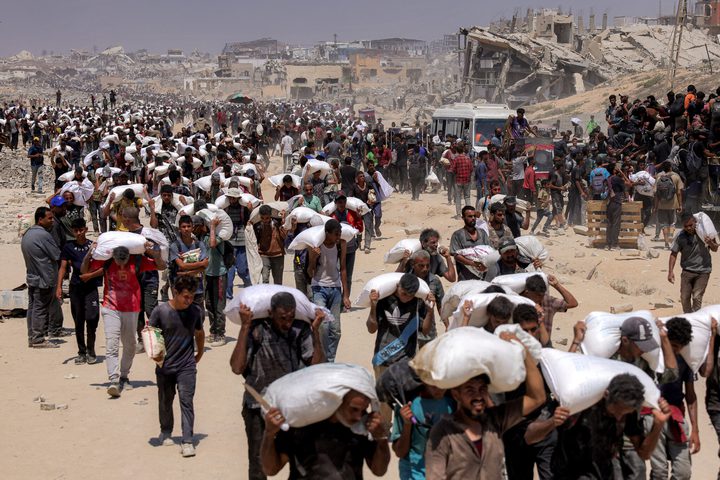 4 شهداء من منتظري المساعدات برصاص قوات الاحتلال شمال قطاع غزة