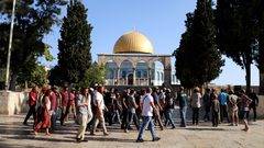 مستوطنون يقتحمون المسجد الأقصى