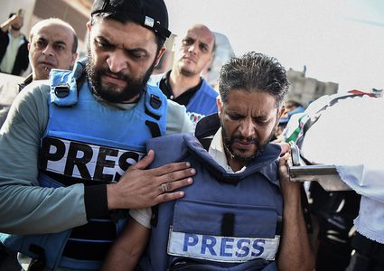 "مراسلون بلا حدود" تطلق حملة إعلامية عالمية للتنديد باستهداف الصحفيين في غزة