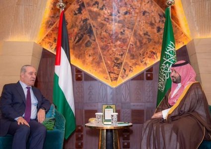 الشيخ يبحث مع ابن سلمان الوضع الفلسطيني