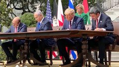 الإمارات تهدد بالانسحاب من اتفاقيات ابراهيم في حال ضم الضفة الغربية