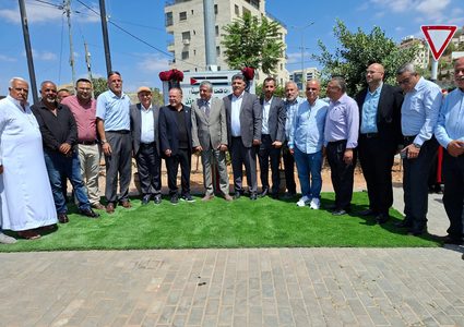 بسيسو يفتتح مدخل نابلس الغربي "طريق بيت وزن" ويزور جامعة النجاح الوطنية