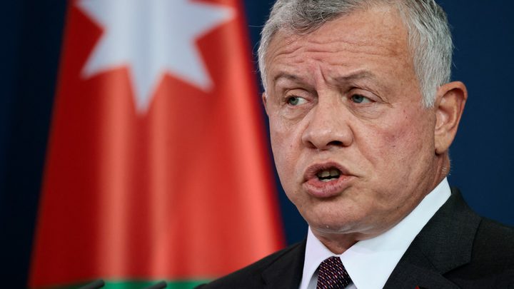 ملك الأردن يؤكد رفضه لأية إجراءات إسرائيلية لضم وتهجير الضفة أو احتلال وفصل غزة