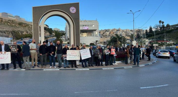 7 معتقلين في وقفة احتجاجية ضد العدوان على غزة واقتحام بن غفير لأم الفحم
