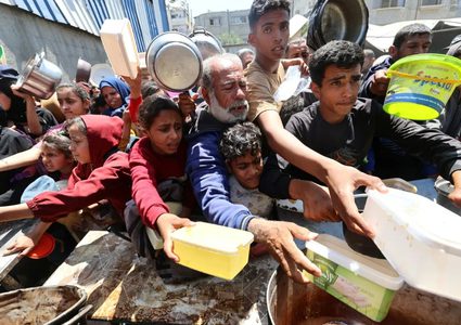 "اليونيسف": خطر المجاعة يتفاقم بمدينة غزة والوضع في القطاع كارثي