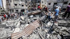 34 شهيدا بينهم 26 من مدينة غزة منذ فجر اليوم في قصف الاحتلال المتواصل على القطاع