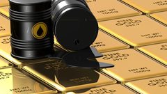 الذهب قرب ذروته التاريخية وأسعار النفط تتراجع