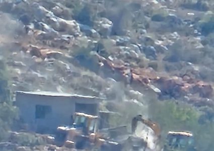 قوات الاحتلال تخدم غرفة زراعية في سلفيت