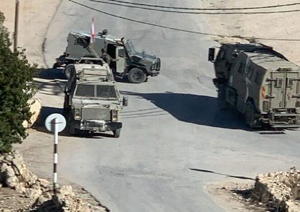 الاحتلال يقتحم المنطقة الشرقية من مدينة نابلس