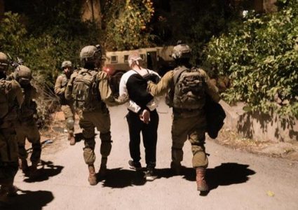 الاحتلال يعتقل 7 مواطنين في نابلس