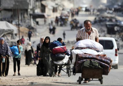 الإحصاء: 740 ألف مواطن من أصل 2.1 مليون يتواجدون في شمال قطاع غزة