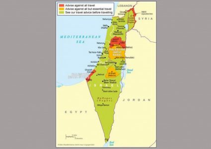 بريطانيا تدرج فلسطين على خرائطها الرسمية لأول مرة