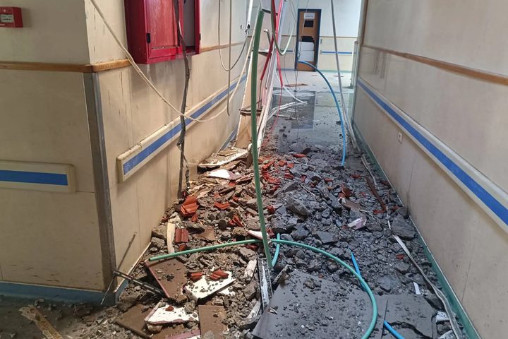 صحة غزة : خروج مستشفى الرنتيسي عن الخدمة