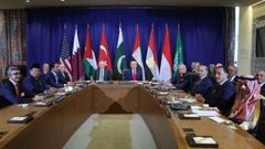 قادة دول عربية وإسلامية يصدرون بياناً مشتركاً حول لقائهم مع ترامب