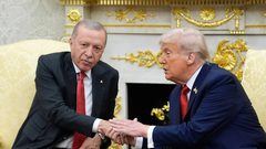 ترامب خلال لقائه نظيره التركي: نقترب من التوصل إلى "صفقة” تتعلق بقطاع غزة