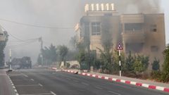 إصابتان بالاختناق جراء احتراق منزل استهدفه الاحتلال في بيت ريما شمال رام الله