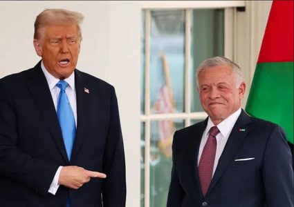 ملك الأردن: هناك توافق كبير على خطة ترامب حول غزة