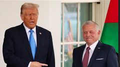ملك الأردن: هناك توافق كبير على خطة ترامب حول غزة