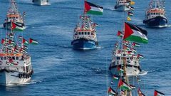 وحدة الكوماندوز البحري أجرت تدريبات ميدانية "للسيطرة على سفن"  أسطول الصمود