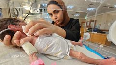 "تكدس الأطفال الخدج في حضانة الأقصى وسط نقص حاد بالأدوية"