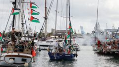 إسرائيل ترحّل عشرات نشطاء "أسطول الصمود"... وتركيا تستقبل 137 ناشطاً