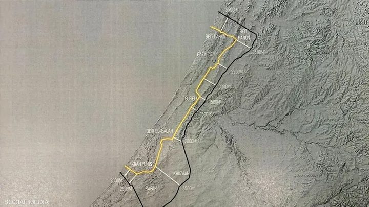 ترامب ينشر خريطة لخطوط الانسحاب الإسرائيلي من غزة