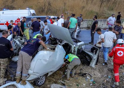 استشهاد رجل وزوجته في قصف مركبتيهما جنوب لبنان