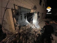 منزل عائلة الشهيد محمد بسام طه من بلدة قطنة شمال غرب القدس بعد أن فجره الاحتلال الليلة، وهو أحد منفذي عملية القدس التي أدت لمقتل 7 مستوطنين