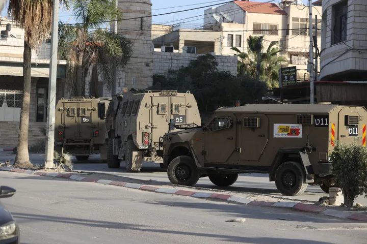 الاحتلال يقتحم مدينة نابلس