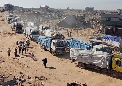 الغذاء العالمي: 60 ألف طن مواد غذائية جاهزة لدخول المعابر الحدودية إلى قطاع غزة