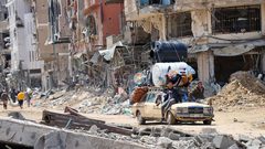 خانيونس: 85% من المحافظة تضررت وعدد المفقودين يصل إلى 9500