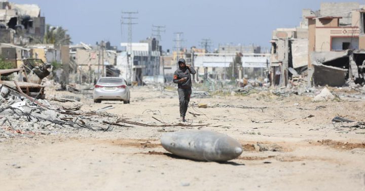 الأمم المتحدة تحذر من مخاطر الذخائر غير المنفجرة في غزة