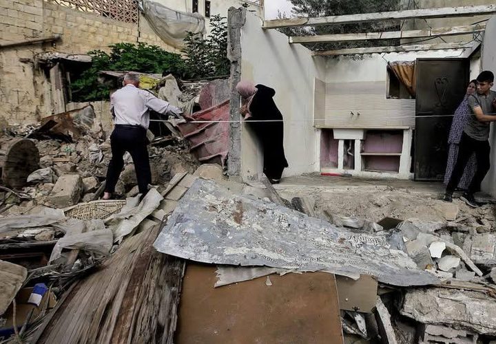 الدمار والتخريب الذي أحدثه الاحتلال في البنية التحتية في مدينة طوباس.