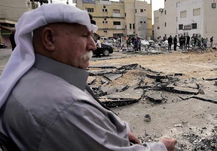 الدمار والتخريب الذي أحدثه الاحتلال في البنية التحتية في مدينة طوباس.