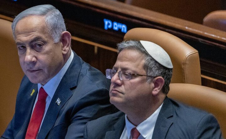 بن غفير: التصويت للائتلاف مرهون باعدام اسرى فلسطينيين