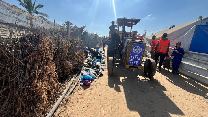 الامم المتحدة:ادارة النفايات في غزة تحد كبير لإعادة الإعمار