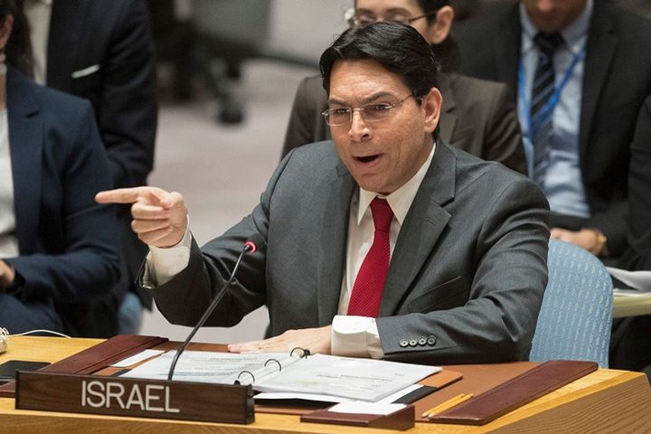 مندوب إسرائيل بالأمم المتحدة: رأي محكمة العدل الدولية بشأن الأونروا "مخز"