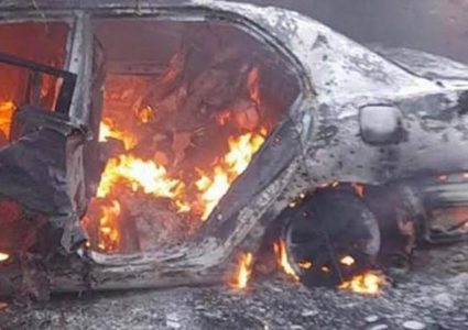 4 إصابات في غارة للاحتلال استهدفت مركبة وسط قطاع غزة