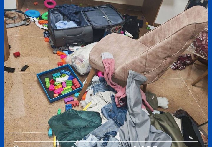 آثار الخراب الذي خلفه الاحتلال في المنازل بعد اقتحام بلدة بديا قضاء سلفيت اليوم