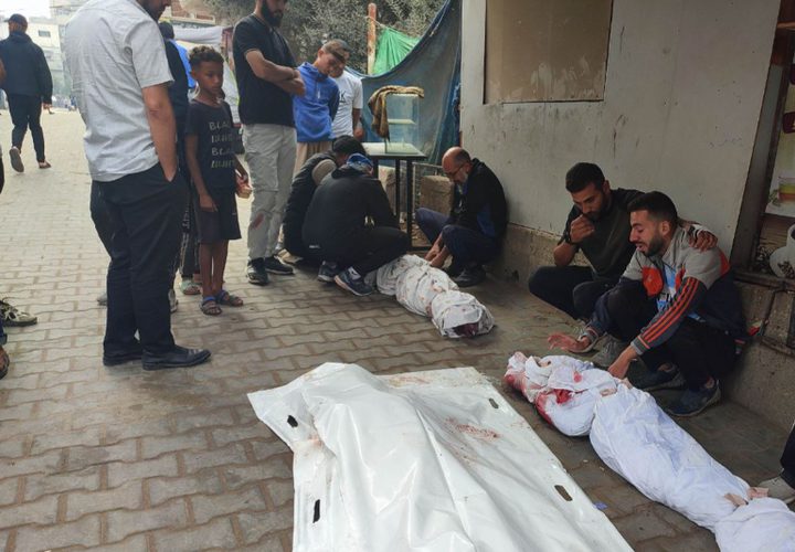 من أمام مستشفى العودة بالنصيرات: مشاهد الحزن بعد مجازر الليل وخرق الاحتلال لوقف إطلاق النار