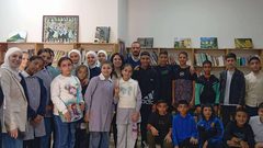 قسم اللغة الفرنسية في جامعة النجاح يستضيف طلبة مركز خدمات بلاطة