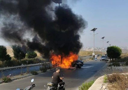 جريح في غارة إسرائيلية على مركبة جنوب لبنان