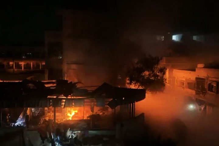 الاحتلال يشن غارتين على مدينة غزة