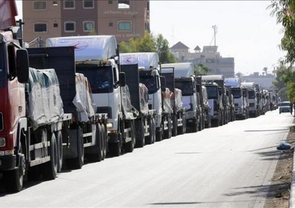 الإعلام الحكومي: غزة تتلقى ثلث المساعدات المتفق عليها منذ بدء وقف النار