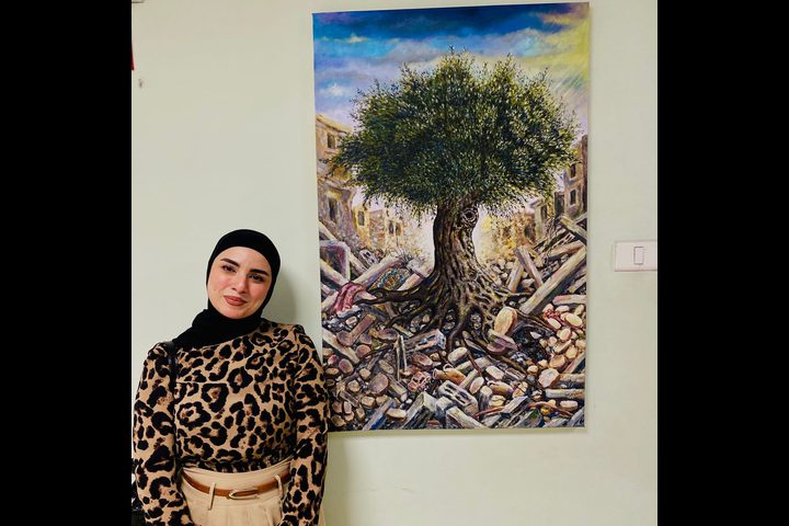 جامعة النجاح تحصد المرتبة الأولى في مسابقة "باقون كجذور الزيتون" للرسم الحر