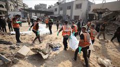 غزة: استخراج 35 جثمانًا مجهولًا من حرب الإبادة للتعرف على هوياتهم