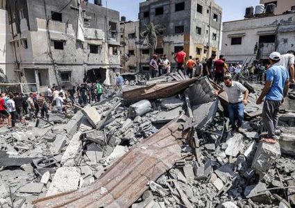 استشهاد مواطنة بنيران مسيرة للاحتلال شمال غرب مدينة غزة