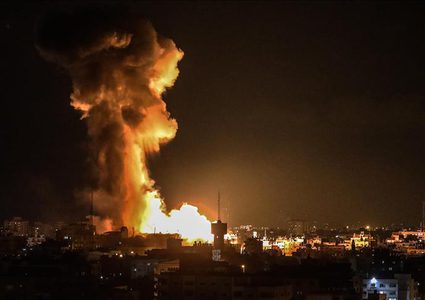 استشهاد مواطنة وغارات للاحتلال على رفح وخان يونس ومدينة غزة