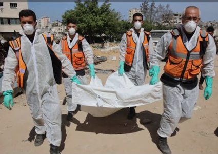 بدء المرحلة الأولى لانتشال جثامين الشهداء في مخيم المغازي السبت المقبل